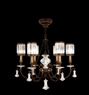 595440ST Fine Art Lighting Eaton Place 32"W Round Chandelier with Bronze Finish