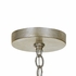 5973-SL Crystorama Manning 3 Light Silver Leaf Chandelier