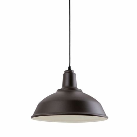 5DRH16MTBZ-BC Troy Lighting Bryson 1Lt Pendant with Textured Bronze Finish