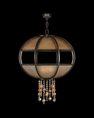 600340ST Fine Art Lamps Singapore Moderne 47 inch 8 Light Pendant