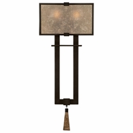 600550 Fine Art Lighting Singapore Moderne 24"H Sconce with Bronze Finish