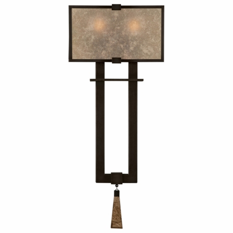 600550 Fine Art Lighting Singapore Moderne 24"H Sconce with Bronze Finish