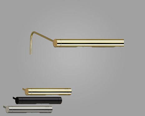 6010CA CSL Lighting Pictura Picture Light 24 - Ang In polished Brass Finish
