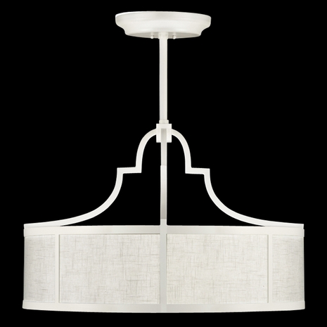 601740-5ST Fine Art Lamps Black + White Story 24 inch 8 Light Pendant