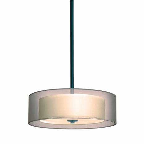 6021 Sonneman Lighting Warm Contemporary Puri Collection 3 Light Pendant