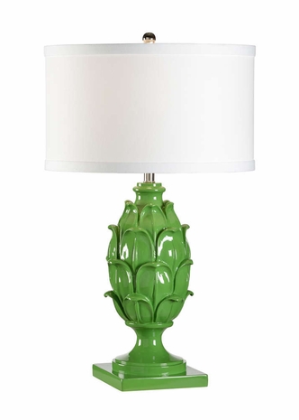 60331 Wildwood Lamps Green Artichoke Lamp