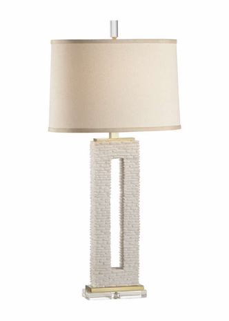 60479 Wildwood Composite Off White Robie Lamp