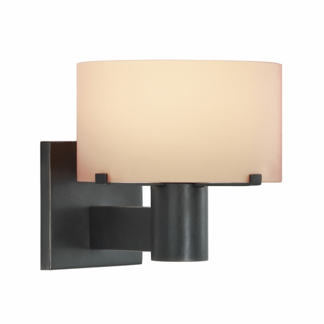 6050.51 Sonneman Warm Contemporary Lillet Sconce in Black Brass Finish