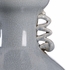 60531 Wildwood 32in. Ceramic Chan Lamp with Linen Shade and Slate Gray Crackle Glaze/Gold Leaf Finish