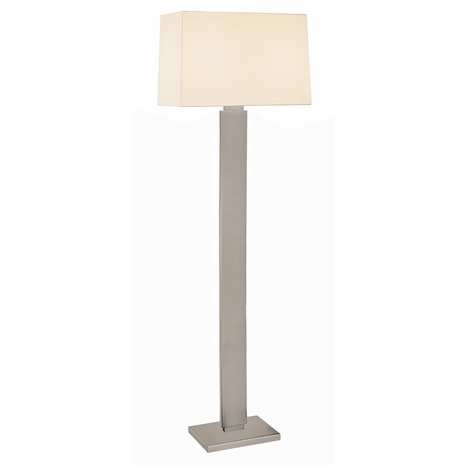 6057.50 Sonneman Modern Origins Plinth Floor Lamp in Black Nickel Finish