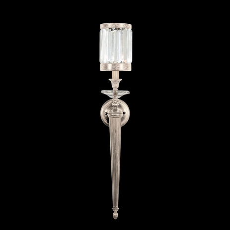 605850-2ST Fine Art Lamps 1 Light Eaton Place 35" Sconce with Silver Finish