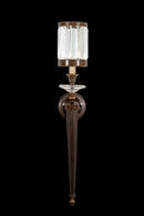 605850ST Fine Art Lamps 1 Light Eaton Place 35" Sconce with Bronze Finish