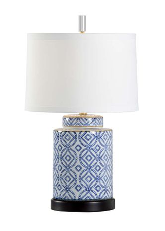 60623 Wildwood Eleanor Lamp - Blue