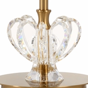60630 Wildwood Iron Antique Brass VIctoria Buffet Lamp