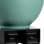 60657 Wildwood Lamps Choi Lamp - Aquastone - Aquastone/Black Finish