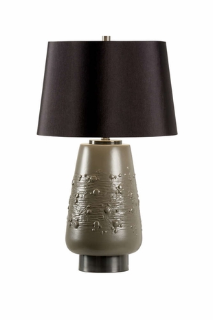 60666 Wildwood Lamps Coolidge Lamp - Mocha - Mocha/Bronze Finish