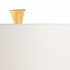 60677 Wildwood 31in. Ceramic Carmine Lamp - Kiwi with Linen Shade and Kiwi Glaze/Antique Gold Leaf Finish