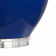 60684 Wildwood Porcelain Sapphire Glaze Yubi Lamp - Sapphire
