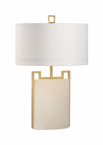60693 Wildwood Lamps Demetri Lamp - Alabaster