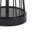 60723 Wildwood 65in. Iron Otis Floor Lamp with Linen Shade and Satin Black Finish