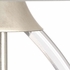 60766 Wildwood 34in. Acrylic Trifecta Lamp with Linen Shade and Clear/Antique Silver Leaf Finish