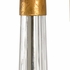 60783 Wildwood 36.5in. Glass J. Graham Lamp with Linen Shade and Clear Finish
