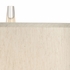 60783 Wildwood 36.5in. Glass J. Graham Lamp with Linen Shade and Clear Finish