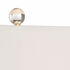 60788 Wildwood 31.5in. Porcelain Holden Lamp - Lime with Silkette Shade and Lime Glaze/Antique Brass Finish