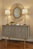 60797 Wildwood 33.5in. Crystal Fiji Lamp with Linen Shade and Clear/Antique Brass Finish