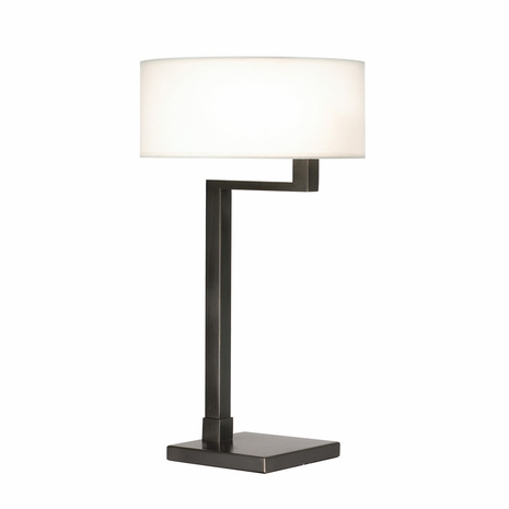 6080 Sonneman Lighting Warm Contemporary Quadratto Collection 2 Light Table Lamp