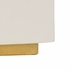 60800 Wildwood 32.5in. Ceramic Palmer Lamp - Snow with Silkette Shade and Snow Glaze/Antique Gold Leaf Finish