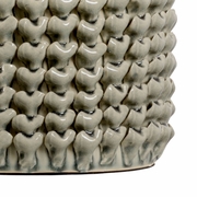 60917 Wildwood Ceramic Gray Glaze Sweater Lamp - Gray