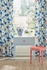 60921 Wildwood Porcelain Blue/White Glaze Prosperity Lamp - Blue
