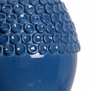 60953 Wildwood Ceramic Blue Glaze Barga Lamp - Yale Blue (Lg)