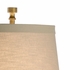 60981 Wildwood Aluminum Textured/Antique Brass Gold Piper Lamp