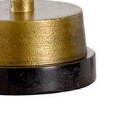60981 Wildwood Aluminum Textured/Antique Brass Gold Piper Lamp