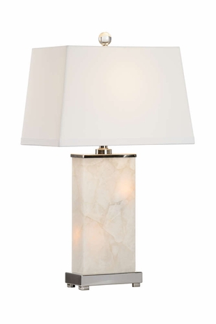 61009 Wildwood Allen Alabaster Table Lamp