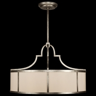 610440ST Fine Art Lamps 8 Light Portobello Road 48" Round Pendant with Silver Finish