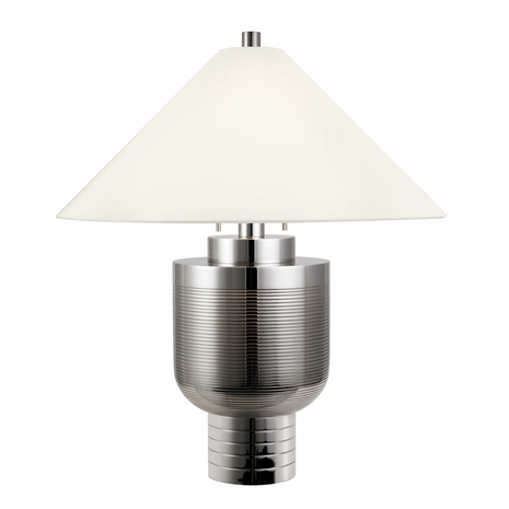6108 Sonneman Lighting Ornamental Urn Moderne Collection 2 Light Table Lamp