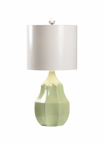 61088 Wildwood Citron Cocktail Lamp - White Shade