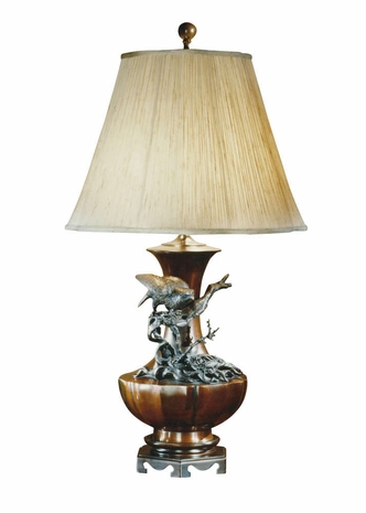 6117 Wildwood Lamps Bronze Bird Lamp
