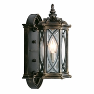 612681 Fine Art Lighting Warwickshire 16"H Outdoor Wall Mount with Black Finish