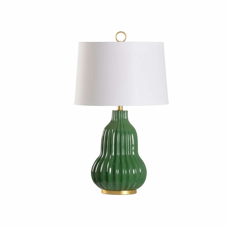 61296 Wildwood Oliver Lamp - Parrot Green