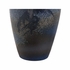 61301-2 Shiga 26.5in. Ceramic Hatsu Table Lamp with Linen Shade and Blue Glaze Finish