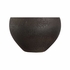 61305-2 Shiga 21in. Ceramic Ahmya Table Lamp with Linen Shade and Sanded Black Glaze Finish