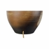 61321-2 Shiga 26in. Ceramic Rika Table Lamp with Linen Shade and Brown Finish