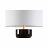 61341 Wildwood 28.5in. Ceramic/Wood Houston Lamp - Wine with Linen Shade and Wine Glaze/Gold Leaf Finish