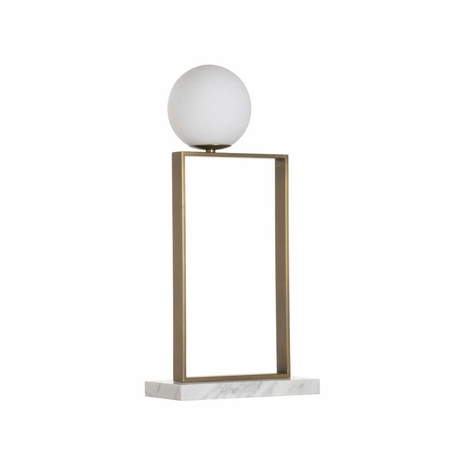 61382 Wildwood Milano Table Lamp - Antique Brass