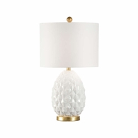 61437 Wildwood Olivia Lamp - White