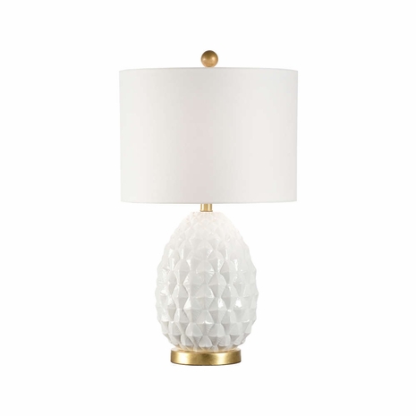 61437 Wildwood Olivia Lamp - White